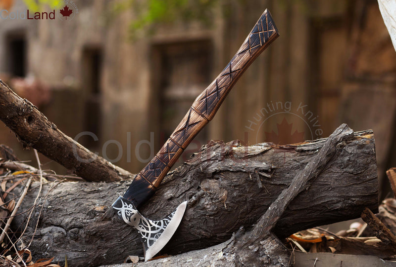 Viking Warrior Axe: Hand-Forged for Battle : ARSAXE20