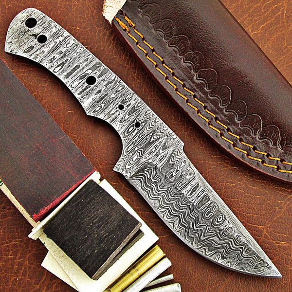 oldLand Damascus Knife Making Kit - Handcraft Your Own Blade with Ease | NB111
