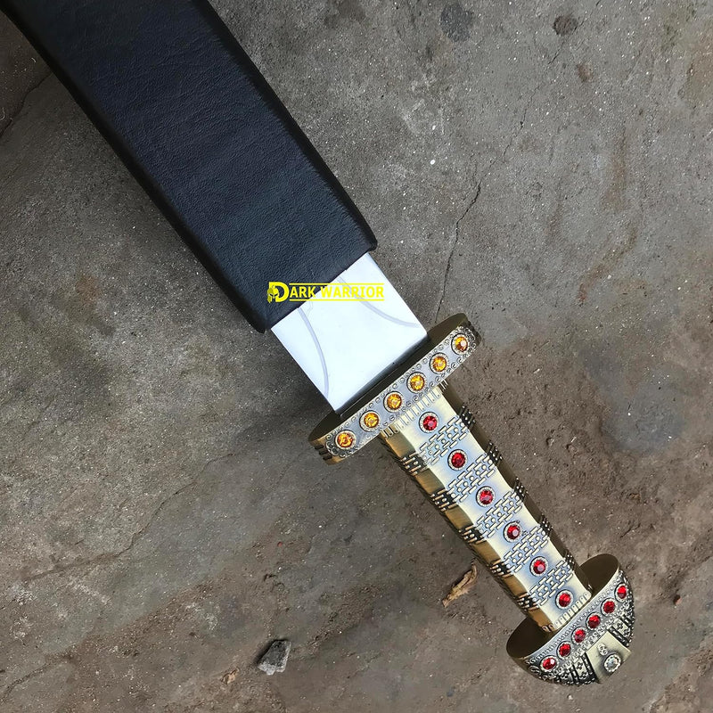 Ragnar Lothbrok Sword & Axe Set – Authentic Viking Sword of Kings Replica with Functional Battle Axe | Handmade Viking Weapon Gift Set SW103