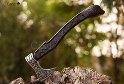 Customize Your Chopping Power with ARSAXE17 Carbon Steel Throwing Axe