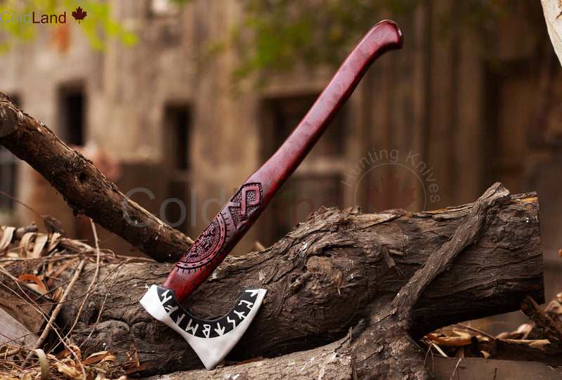 War Axe: Heavy Duty Carbon Steel Axe for Chopping and Demolition - ARSAXE19