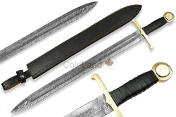 SK027 Hand Forged Damascus Steel Sword - A Gift Fit for a Warrior