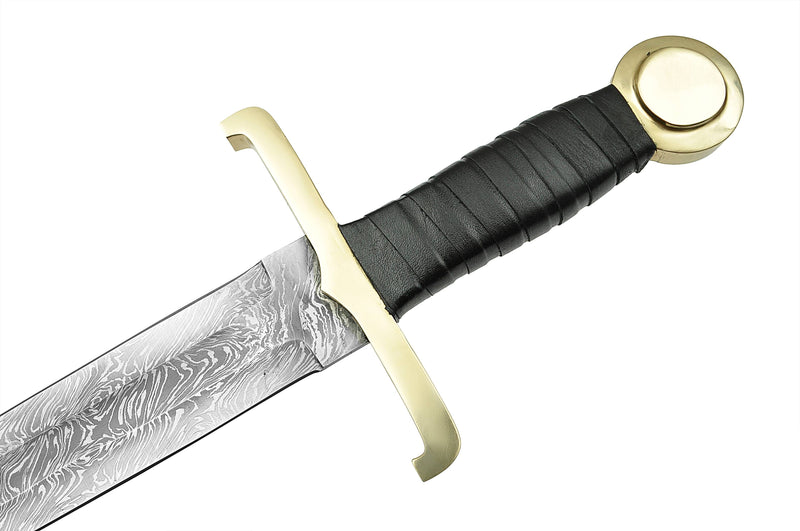 SK027 Hand Forged Damascus Steel Sword - A Gift Fit for a Warrior