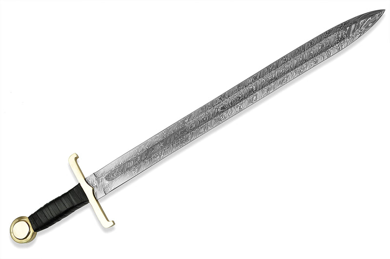 SK027 Hand Forged Damascus Steel Sword - A Gift Fit for a Warrior