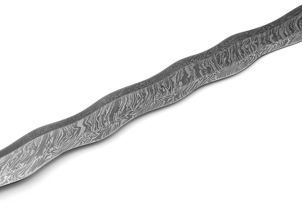 SK010 - Hand Forged Damascus Steel Viking Sword: The Ultimate Battle-Ready Weapon