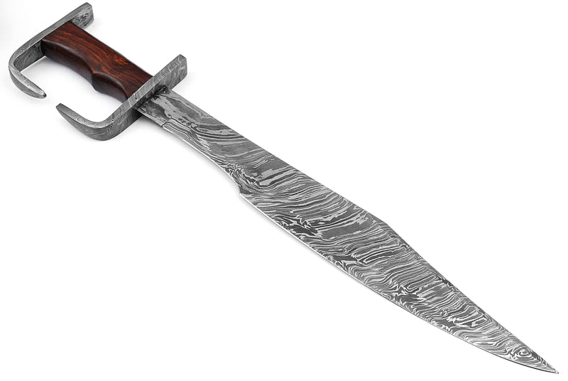 Viking Warrior's Hand Forged Damascus Steel Battle Sword - SK016