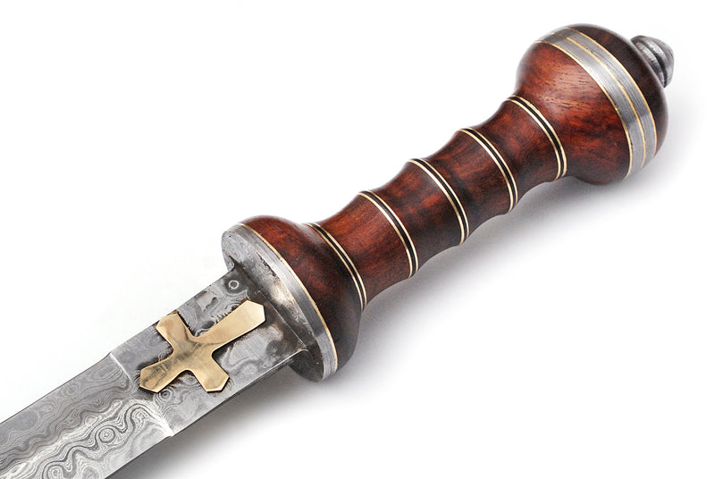 SK028: The Exceptional Handcrafted Damascus Steel Viking Sword