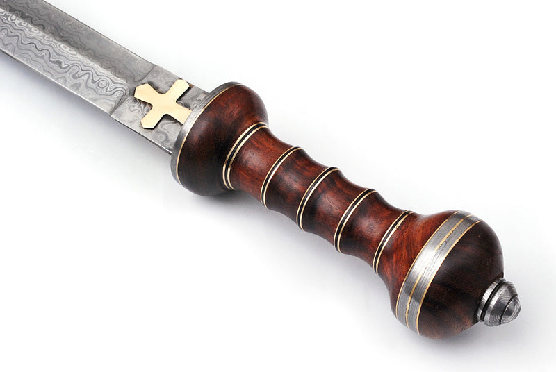 SK028: The Exceptional Handcrafted Damascus Steel Viking Sword