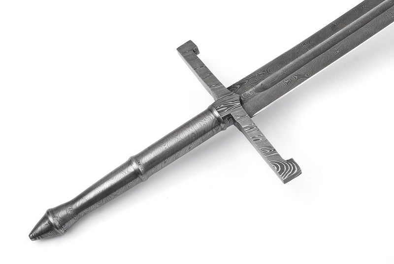 Hand Forged Sword Damascus Steel Viking Sword, Battle Ready Sword, Gift for Him, Wedding Gift for Husband, Anniversary Gift SK043