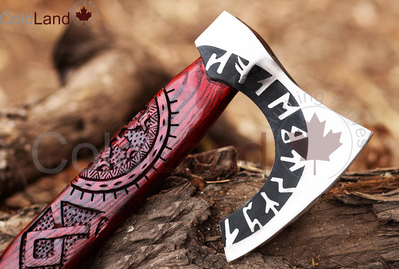 War Axe: Heavy Duty Carbon Steel Axe for Chopping and Demolition - ARSAXE19