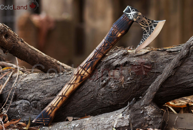 Viking Warrior Axe: Hand-Forged for Battle : ARSAXE20