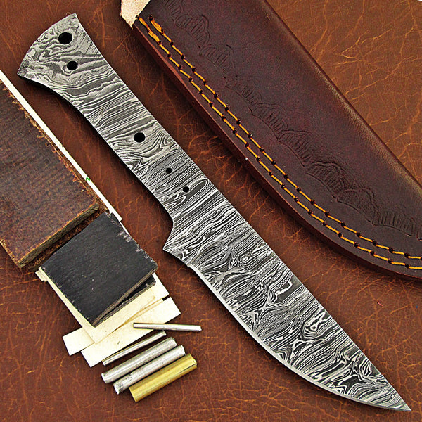 NB106 Damascus Knife Making Kit: Create Your Own Handcrafted Knife