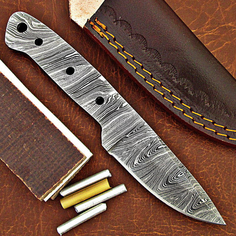 Craft Your Own Damascus Skinner Knife with ColdLand's DIY Kit | NB113