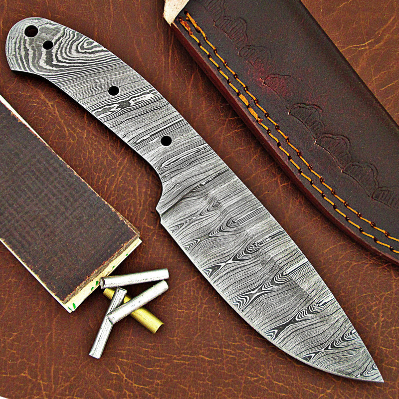 ColdLand's Complete Damascus Knife Making Kit: | NB118