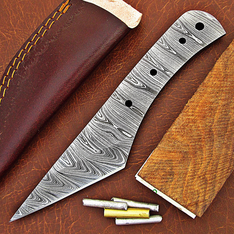 Create Your Dream Knife: DIY Damascus Steel Knife Making Kit by NB110