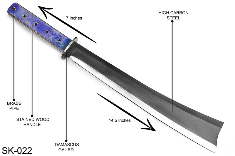 Hand Forged Sword High Carbon Steel Viking Sword, Battle Ready Sword, Gift for Him, Wedding Gift for Husband, Anniversary Gift SK022